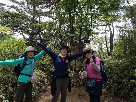 龍王山山頂に到着