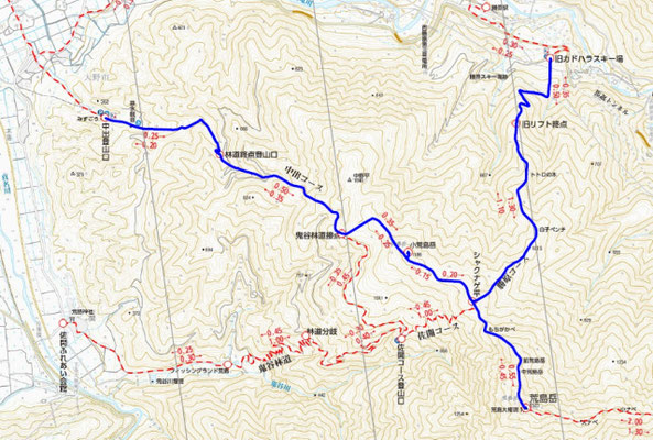 荒島岳縦走コース