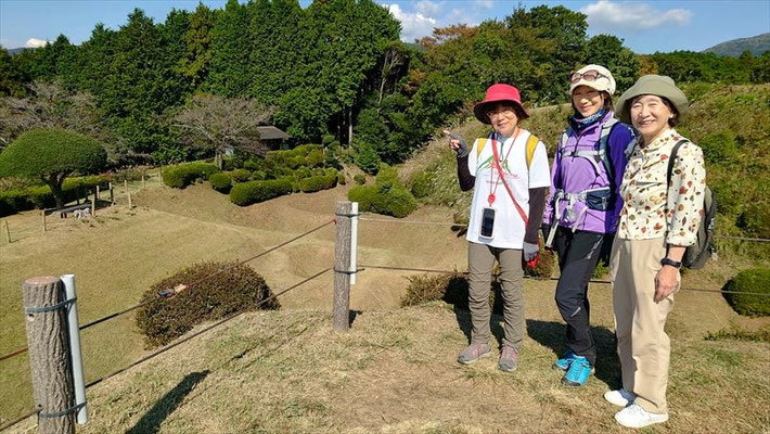 山中城址にて