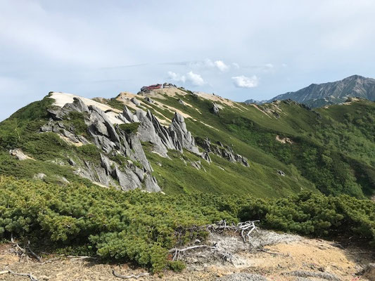 燕岳稜線です。
