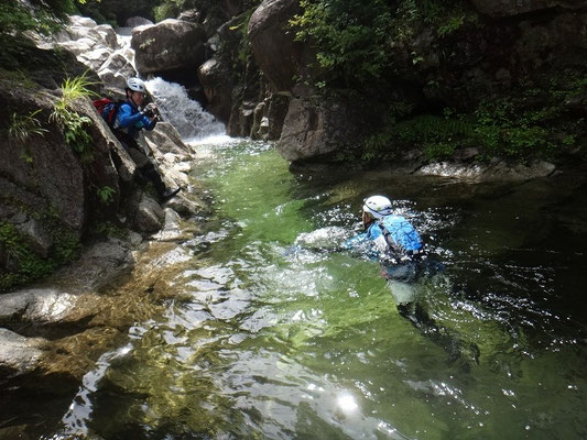 綺麗な水の赤坂谷