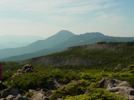 中山展望台から蓼科山