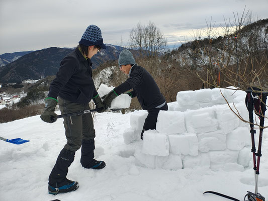 きれいなブロックを積み上げる