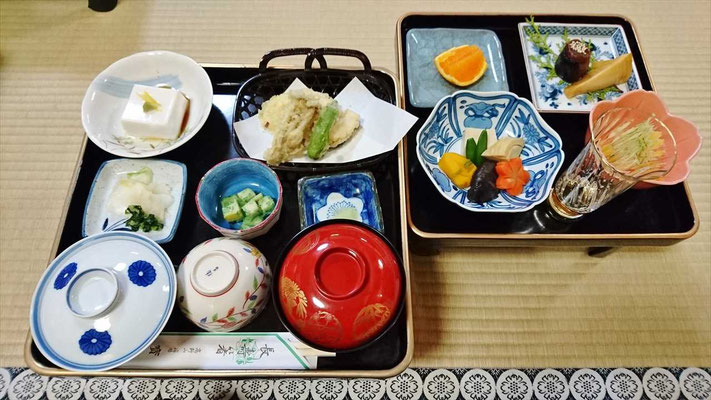 筍豊富な精進料理