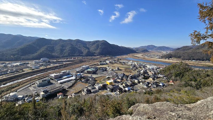 和気冨士登山道からの眺望