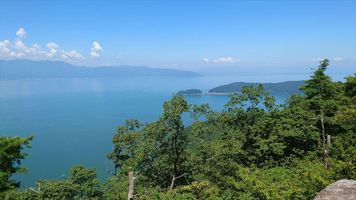 空奏テラスから琵琶湖