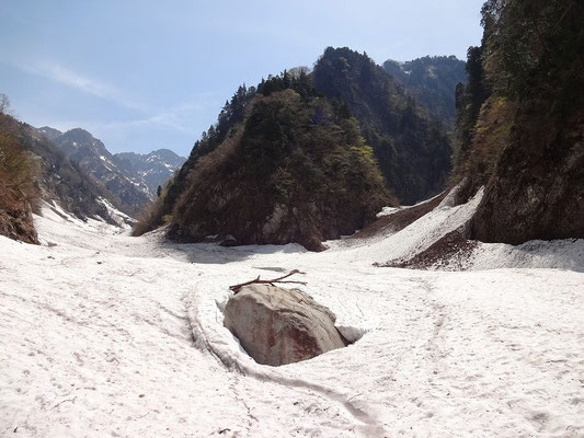 池の谷出合前