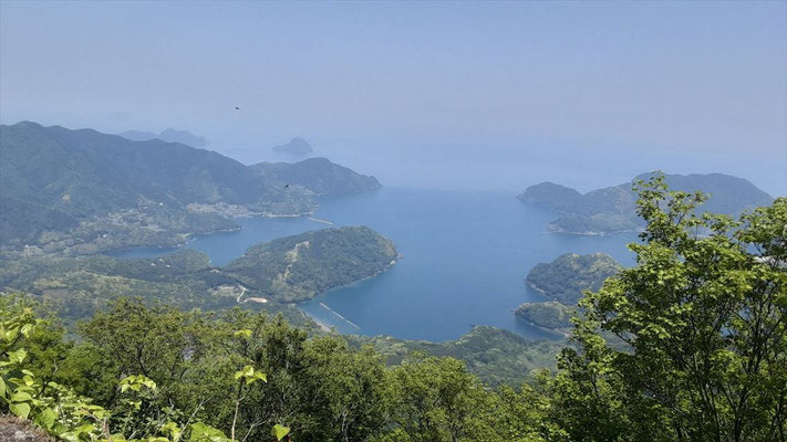 青葉山山頂からの、海の絶景