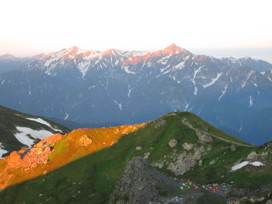 白馬岳 白馬山・小蓮華山・大池 （ 猿倉〜蓮華温泉 2日目
