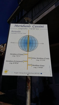 Le méridien de Périnaldo (et de Cassini !).