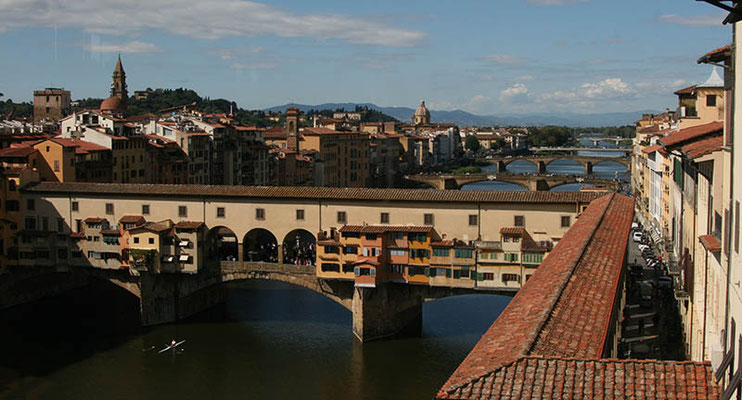 Le Ponte Vecchio vu du musée des Offices