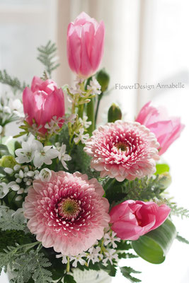 パリスタイル　フラワーアレンジメント　FlowerDesign Annabelle