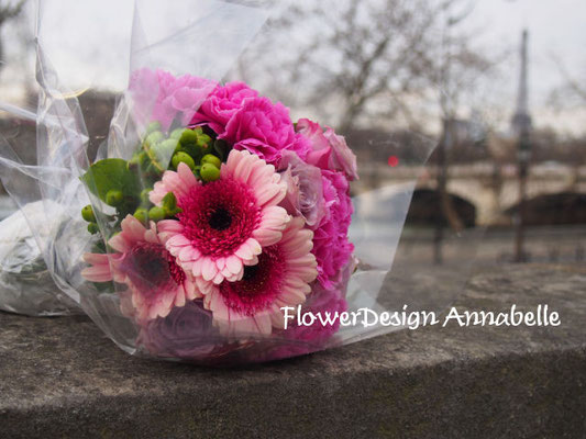 パリスタイル　フラワーアレンジメント　FlowerDesign Annabelle