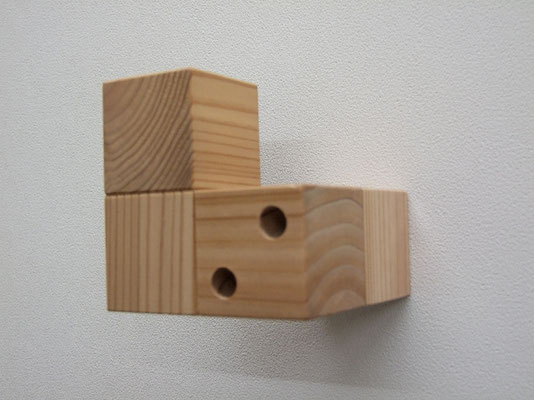 木製フック　CUBE