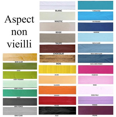 Synthèse peintures finition non vieillie, aspect neuf des pancartes "Ouest" personnalisables