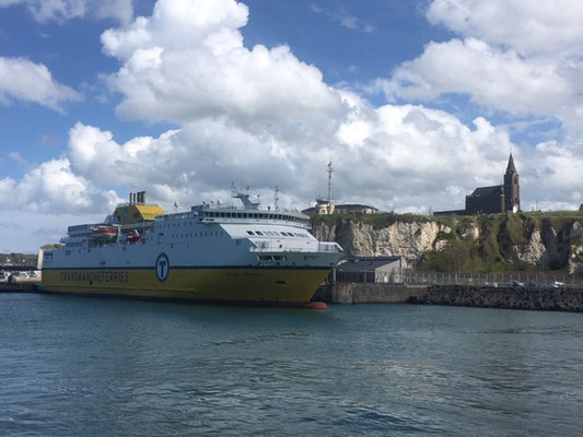 Le Ferry du retour à Dieppe