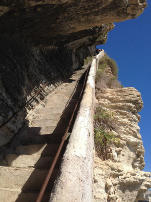 L'escalier du Roi d'Aragon: vertigineux !