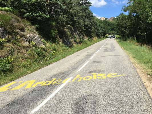 Sur les routes de l'Ardéchoise