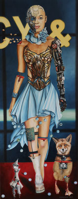 IT'S FASHION I | 2019 | Öl auf Leinwand | 150x60 cm