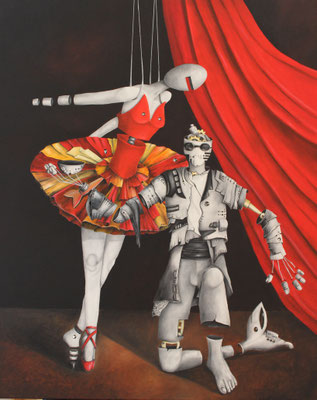 "Pas de deux" | Öl auf Leinwand | 140x120 cm