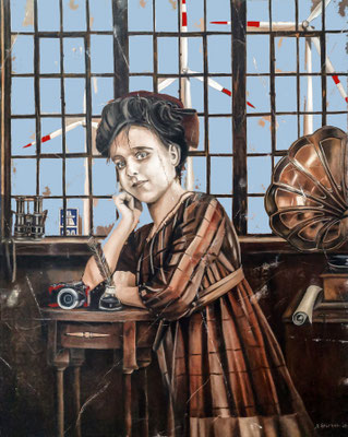 ABLICHTUNG DES WINDES | 2025 | Öl auf LW | 80x100 cm