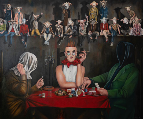 ORPHEUS UND DIE ÖFFENTLICHE MEINUNG | 2022 | 120x100 cm