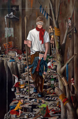 IT'S A DEAL | 2023 | Öl auf Leinwand | 100 x 150 cm