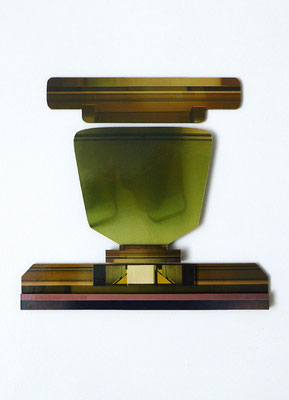 CL4 32,5 x 42,5 cm. Serie UM Fotoobjekte: Fotopapier auf Holz 2012