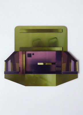 UM5 32,5 x 42,5 cm. Serie UM Fotoobjekte: Fotopapier auf Holz 2012