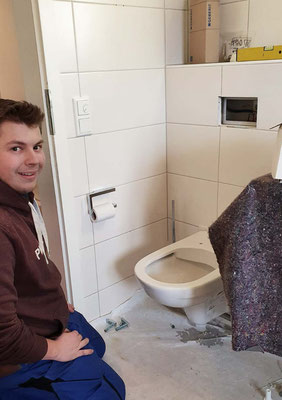 Toilettenaustausch