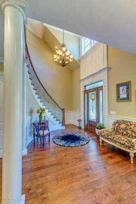 Beautiful Stairs adorn the Entrance