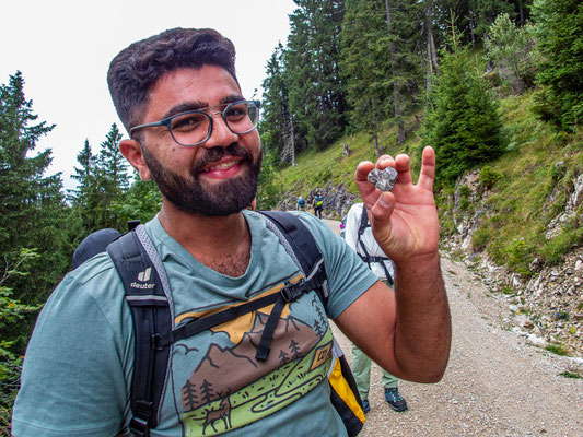 Wanderung des Integrationsprojekts Wanderglück zur Bad Kissinger Hütte und auf den Aggenstein in den Tannheimer Bergen.