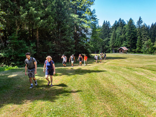 Bilder vom Wanderglück-Wochenende im Allgäu mit Wanderungen über die Nagelfluhkette, gemeinsamen Erlebnissen und gelebter Integration.