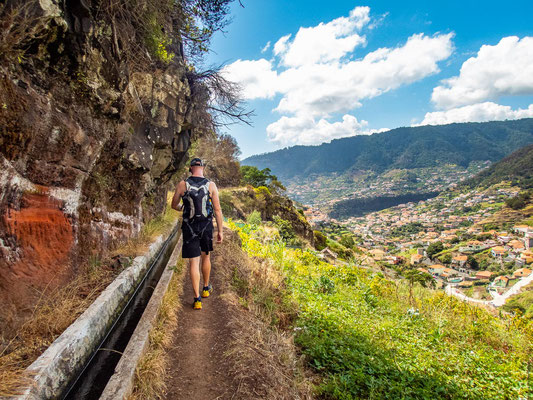 Madeira - die schönsten Wandertouren auf der Blumeninsel (hier: Küstensteig Porto da Cruz nach Machico durch die Boca do Risco)