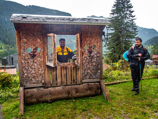 Integrationsprojekt Wanderglück auf dem Gräner Höhenweg zum Füssener Jöchel und weiter hinab zum Haldensee.