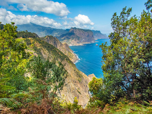 Madeira - die schönsten Wandertouren auf der Blumeninsel (hier: Küstensteig Porto da Cruz nach Machico durch die Boca do Risco)