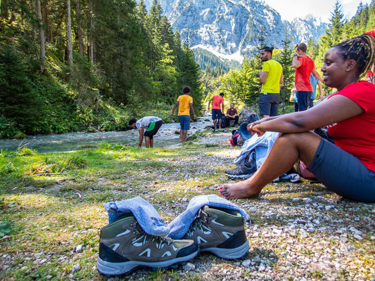 Integrationsprojekt "Wanderglück" - multikulturell wandern wir in den Allgäuer Alpen.