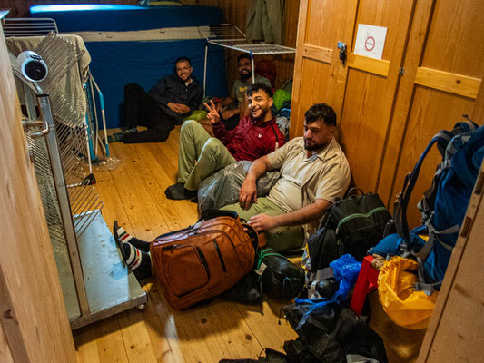 Wanderung des Integrationsprojekts Wanderglück zur Bad Kissinger Hütte und auf den Aggenstein in den Tannheimer Bergen.