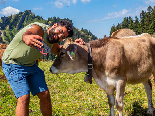Bilder vom Wanderglück-Wochenende im Allgäu mit Wanderungen über die Nagelfluhkette, gemeinsamen Erlebnissen und gelebter Integration.