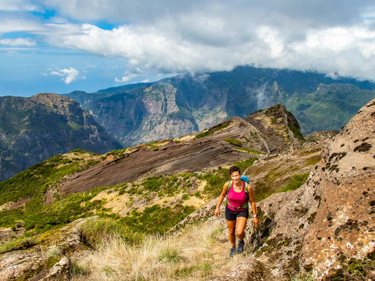 Madeira - die schönsten Wandertouren auf der Blumeninsel (hier: Gipfeltour auf den Pico Grande)