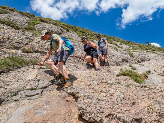 Bilder vom Wanderglück-Wochenende im Allgäu mit Wanderungen über die Nagelfluhkette, gemeinsamen Erlebnissen und gelebter Integration. (hier: Wanderung Steineberg)
