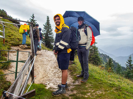Integrationsprojekt Wanderglück auf dem Gräner Höhenweg zum Füssener Jöchel und weiter hinab zum Haldensee.