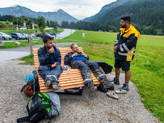Integrationsprojekt Wanderglück auf dem Gräner Höhenweg zum Füssener Jöchel und weiter hinab zum Haldensee.