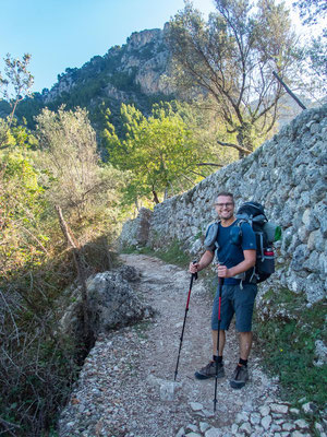 Mehrtagestrekking auf dem GR221 auf Mallorca - Etappe 10 der Wanderung von Sóller zur Font des Noguer (bzw. Tossals Verds)