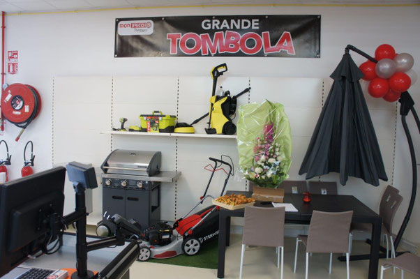 Les gros et beaux lots de la Tombola.