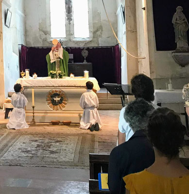 Pargny-la-Dhuys. Messe anticipée du samedi 31 août 2019.