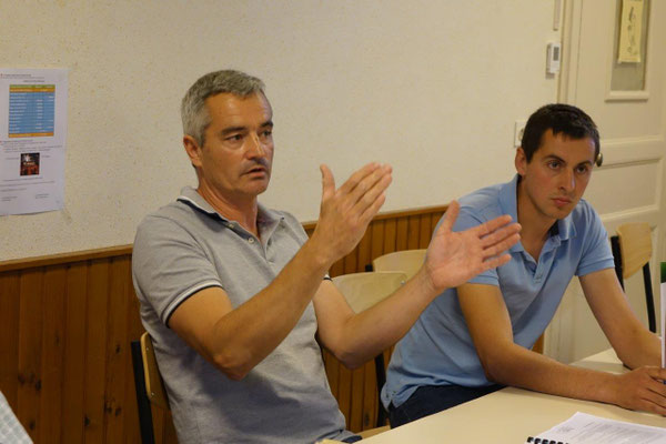 De gauche à droite : Olivier Coubronne et Alexandre Gobert.