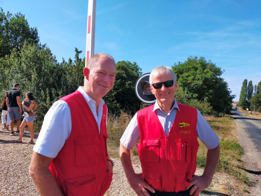 De gauche à droite : Le président de TFBCO Yves Coquel et Eric Assier.