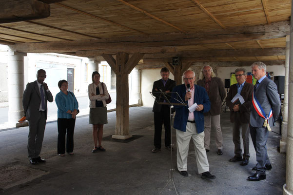 Condé- en- Brie Inauguration des halles restaurées 28 août 2015
