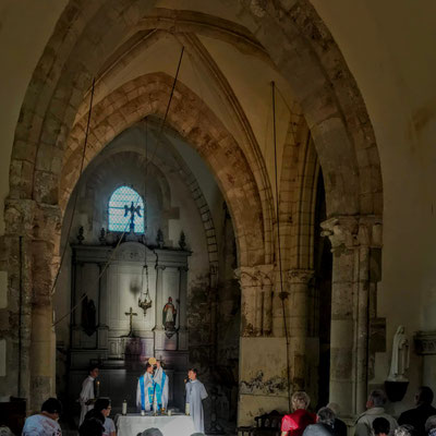 Chartèves. Messe de l'Assomption du jeudi 15 août 2019.